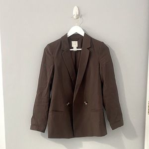 Brown oversized blazer